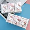 Lenço de Papel Autêntico Kt Pochacco Estampado, Pacote Pequeno Portátil para Uso Externo, Papel Toalha Facial, Papel Higiênico, Guardanapo de Papel, Atacado do Fabricante