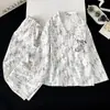 Conjunto de pijama de manga larga para niños para primavera y otoño, corte holgado, elegante ropa de casa de seda helada para niños, adecuado para niños mayores, ropa para aire acondicionado