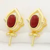 Zhongxing Nueva joyería de bricolaje antigua arena oro hecho a mano con incrustaciones de gemas perla colgante accesorios de material de joyería