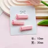 Papelería de Simulación de Cerdo Lindo Resina Dibujos Animados Zuecos Accesorios DIY Funda de Teléfono Pegatinas Materiales para Accesorios del Cabello