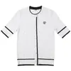 Ropa de Golf para Mujer 2026 Verano Transpirable Top de Punto de Manga Corta para Dama con Diseño de Bloques de Color