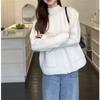 Casaco Suéter Gola Redonda Estilo Chanel Feminino Novo Estilo Gentil Doce Dopamina Cardigã Tricô Peça Versátil Manga Longa