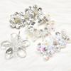 Venta al por mayor de accesorios de flores para zapatos con lazo de diamantes de imitación desmontables, hebilla decorativa, hebilla multifuncional, accesorios para bolsos de tacón alto