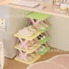 Sapateira Dopamine para Entrada de Casa, Sapateira de Armazenamento de Sapatos Estilosa de Múltiplas Camadas para Interior, Pequena, Estreita, Robusta e Durável