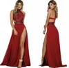Vestido de encaje transparente sexy para mujer de verano, espalda descubierta, abertura alta, Wish Dunhuang Amazon Venta Caliente