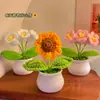Regalo de cumpleaños para niñas para regalar a mejores amigas, ramo de girasoles para el Festival Qixi, pequeño adorno de coche, decoración de escritorio para el Día del Maestro