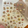 Pegatinas de Manicura Estilo Xiaohongshu Capibara Plano, Pegatinas para Cuaderno, Pegatinas Lindas para Taza de Agua, Pegatinas para Bolígrafos, Pegatinas para Teléfono Móvil