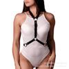 Sexy ropa interior de cuero de doble cara con ataduras, cinturón de ataduras, correa, para mujer, sexy, cinturón de cuero, accesorios de ropa huecos