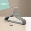 Percha de flocking para ropa de niños para el hogar, antideslizante, organizador de armario, percha para ropa de niños, percha de plástico para ropa, venta al por mayor