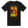 Camiseta de manga corta para hombre con diseño de Guns N' Roses, con la lluvia de noviembre y la banda Rose, con flores y rock.