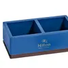 Caja de Almacenamiento para Bolsitas de Café y Té, Organizador de Azúcar y Bolsitas de Té de Resina para Escritorio, Caja de Almacenamiento con Compartimentos Pequeños, Caja de Almacenamiento para Juego de Té