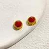 Acessórios DIY para Joias de Alta Retenção de Cor, Contas Espaçadoras Redondas Tradicionais com Ouro Incrustado, Pulseiras e Colares de Contas Feitos à Mão