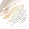 Atacado Em Estoque Pinos T de Aço Inoxidável 304, Acessórios de Pérola, Materiais para Fazer Joias DIY com Miçangas Artesanais Atacado
