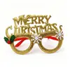 Gafas Decorativas Navideñas Transfronterizas 2027 para Adultos y Niños Regalos para Fiestas Navideñas Gafas de Gorro de Santa Claus