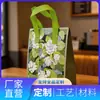 Sacolas de Embalagem para Viagem de Tecido Não Tecido Espessado Ecológico, Sacolas Térmicas para Sorvete para Viagem de Tamanho Personalizado, Venda Direta do Fabricante