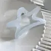 Pinza para el pelo de lazo coreano, pinza de garra grande de alta gama y exquisita para cabello grueso, pinza de tiburón para la parte posterior de la cabeza de las mujeres