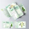 Folleto de instrucciones de plegado para publicidad de forma especial impresión página a color tarjeta de color folleto folleto póster lista DM