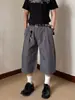 Pantalones largos de pierna ancha a rayas retro estilo americano para mujer, holgados de verano, con caída, adelgazantes, casuales, versátiles, de pierna recta, largos, modernos