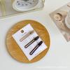 Presilha de Cabelo Fosca Fresca e Doce Fofa na Cor Café, Acessório de Lado para Meninas, Presilha Bico de Pato, Presilha para Franja, Estilo Versátil de Celebridade da Internet