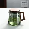 Tetera para Uso Doméstico, Tetera de Vidrio Resistente a Altas Temperaturas, Nuevo Modelo 2025, Separación de Té y Agua, Tetera para Preparar Té en la Oficina, Juego de Té