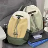 Bolso bandolera transfronterizo de nuevo color, de gran capacidad, con bloques de color, versátil, para botella de agua, senderismo al aire libre, ciclismo, camping, mochila casual, bolso de pecho