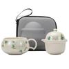 Nuevo Juego de Té de Viaje Hortensia Taza de Té Café Juego de Té Individual Una Tetera Una Taza Lujo Ligero Simple Regalo Publicidad de Negocios