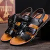 Sandalias para Hombre Piel de Vaca 2026 Estilo Nuevo Zapatos de Playa Verano Talla Extra Grande Pantuflas 46 Zapatos de Hombre 47 Talla Grande Dropshipping