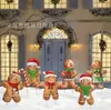 Decorações de Árvore de Natal para Pátio e Jardim de Homem de Gengibre Fofo Novo Transfronteiriço de Natal de 2025
