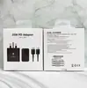 Adecuado para Caja de Embalaje del Cargador de Carga Rápida Samsung 35Wpd Cabezal de Carga China/EE. UU./Europa/Reino Unido Caja de Embalaje del Juego Pd