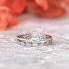 Anillo de plata de ley 925 con circonita blanca, estilo europeo y americano, exquisito anillo festivo para mujer.