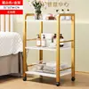 Carro para Herramientas de Ventosaterapia de Salón de Belleza Carrito Pequeño Estante de Almacenamiento Móvil Estante de Almacenamiento Ligero Multicapa Gabinete de Belleza para Uñas