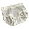 Pantaletas de Mascarilla Ultra Delgadas de Seda de Hielo de Aire para Mujer Estilo Japonés Dulce Sensación Nude Frescas Suaves Transpirables de Cintura Media Triángulo Venta al por Mayor