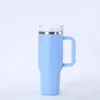 Copo Térmico Transfronteiriço de Grande Capacidade 40oz Aço Inoxidável 304 Isolamento a Vácuo para Carro Copo de Gelo Portátil para Exterior com Canudo