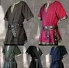En stock 2022 Comercio Exterior Europa y América deseo Manga corta Cuello en V cosplay Disfraz Ropa Medieval AU8680
