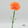 Cravos de seda artificial, variedade de haste longa de haste única, variedade de haste curta, ideais para o Dia das Mães, decoração de casa e arranjos de mesa.. Flores artificiais altamente recomendadas