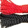 Cuerda de Paracord Reflectante Negra de Siete Hilos Herramienta de Supervivencia para Exteriores Cuerda de Montañismo Cuerda de Rescate de Emergencia Cuerda Reflectante para Posicionamiento Nocturno