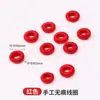 17 Colores Hilo de Seda Bobina sin Costuras Pulsera de Cuerda para la Mano Cuentas de Posicionamiento Cuentas Deslizantes Bobina Tejida a Mano Materiales DIY Venta al por Mayor