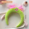 Nueva diadema para niños, banda para el cabello, pinza para el cabello para niñas, banda para el cabello de aspecto alto, no apretada, estilo occidental, tocado divertido y lindo