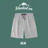 Pantalones Cortos Casuales Finos para Hombre Transfronterizos Estilo Hong Kong, Corte Holgado, Talla Grande, Pantalones Cortos Deportivos de Seda de Hielo para Hombre, Ropa de Exterior de Verano, Pantalones Cortos Grandes