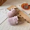 Pantuflas Birkenstock de lunares para niñas, estilo coreano, suaves, modelo nuevo primavera y otoño 2026, de suela blanda, no abrasivas, para niños, de punta cerrada