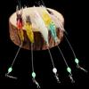 Luya falso camarão anzol 6cm 5.4g gancho luminoso grupo de pesca Luya Soft Bait contas luminosas senhora pendurar simulação camarão isca falsa