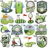 Pegatinas de Tela de Golf de Dibujos Animados de Venta Caliente para Ropa, Flores Bordadas, Chaquetas Acolchadas, Jeans, Parches Decorativos para Reparar Agujeros