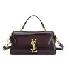 Nova Bolsa Pequena de Luxo para Mulheres 2026, Bolsa Quadrada Pequena da Moda Versátil em Couro Envernizado, Bolsa de Mão Elegante, Bolsa de Ombro e Transversal