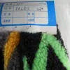 Terciopelo Granular Jacquard Tela de Terciopelo de Cordero Rayas de Lana de Cordero Hilo Rayado Colorido Rayas Horizontales Teñido en Hilo Material para Zapatos Tela de Peluche para Juguetes
