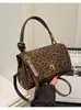 Moda de Nicho Bolsa de Couro com Cera Oleosa Brilhante Feminina Nova Primavera 2026 Versátil Casual Couro Macio Bolsa de Ombro Transversal