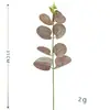 Eucalipto Simulado 4 Galhos Folha de Dinheiro Único Casamento Decoração Externa Decoração de Casa Arranjo de Flores Planta Verde Simulação Artificial
