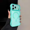 Capa Magnética Simples de Encaixe 17 Compatível para Celular Apple 17promax iPhone16pro Cobertura Total 14/15 Onda