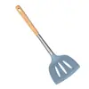 Conjunto de utensílios de cozinha de silicone de faia 3 peças cabo de madeira Conjunto de espátulas de silicone espátula de silicone espátula densa colher de sopa colher espátula de cozinha