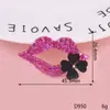 Labial Labios Teléfono Móvil Accesorios DIY Pegatinas de Pedrería Accesorios de Belleza DIY Set de Paquete de Materiales Hechos a Mano Decoraciones