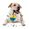 Bola de Puxar para Cachorro de Animal de Estimação Transfronteiriça, Bola Mastigável para Alívio do Tédio, Bola de Borracha para Golden Retrievers e Cães Grandes, Bola Dispensadora de Petiscos, Brinquedo para Animal de Estimação